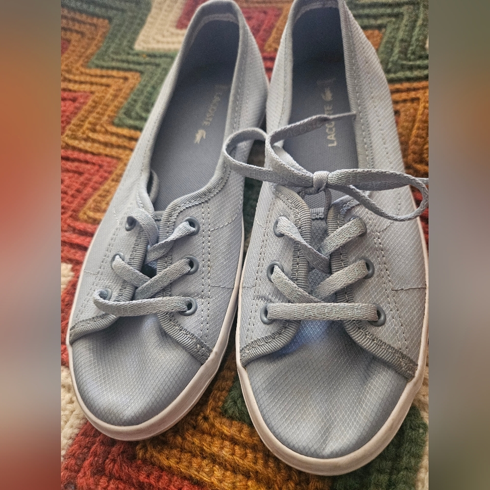 Lacoste Ziane Chunky Sneaker Light Blue. 5